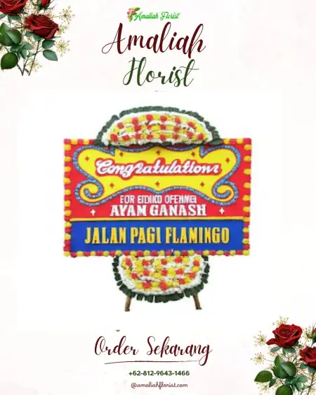 Sewa Papan Bunga Gedung Sakinah Bojonggede